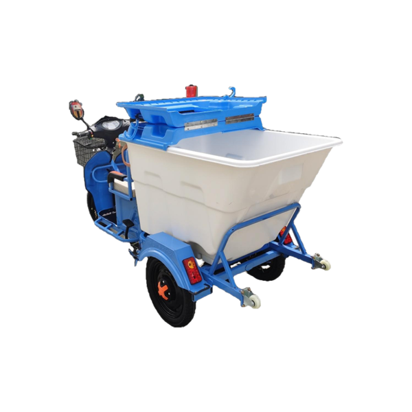 Electric three wheel garbage truck waste collection trycycle