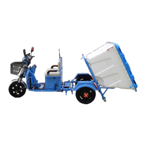 Electric three wheel garbage truck waste collection trycycle