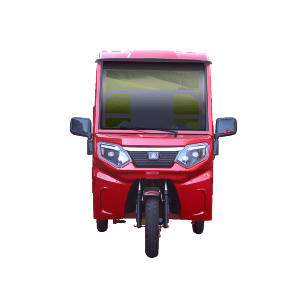 LED light 1.6m cargo space length covered electric cargo tricycle with canopy